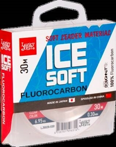 Леска флюорокарбоновая Lucky John Ice Soft Fluorocarbon 030/030 / LJ5026-030 Lucky john