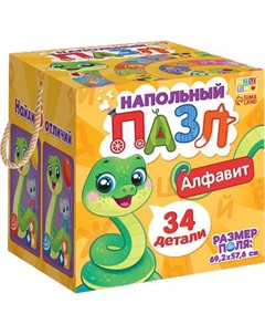 Развивающая игра Puzzle Time Учим алфавит / 10395037 Puzzle time