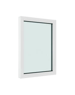 Окно ПВХ Brusbox Однастворчатое Глухое 3 стекла