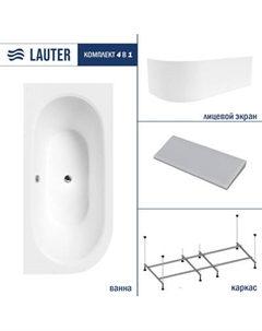 Ванна акриловая Lauter Bliss 160 P / 21201062P