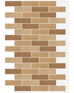 Фасадная панель АМК Кирпич цвет 100 Амк