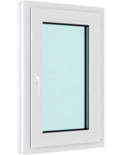 Окно ПВХ Добрае акенца Поворотно-откидное 3 стекла