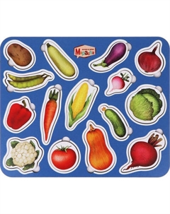 Сортер Mapacha Вкладыши. Овощи в разрезе / 962089