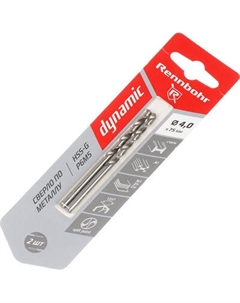 Сверло Rennbohr 4.0х75мм Dinamic P9M3 / 675040