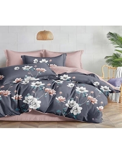 Комплект постельного белья Реноме Евро Оливковая коллекция. Простыня на резинке УУ 2419