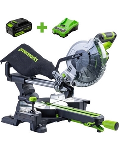 Торцовочная пила Greenworks GD24MS216 / 1501707UB