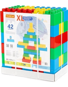 Конструктор Полесье Строитель XL / 93671
