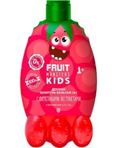 Шампунь-кондиционер детский Фрутомонстры Mega monsters Малина 2в1