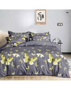 Комплект постельного белья Alleri Эко Сатин Евро / СС-565