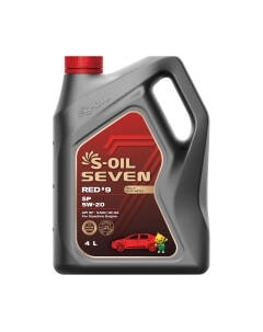Моторное масло S-Oil Seven Red №9 SP 5W20 / E108288 S-oil seven