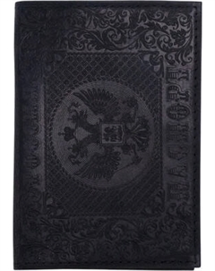 Обложка на паспорт Poshete Герб / 676-1/12G-211-BLK