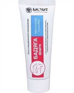 Гель для тела Биолит Бадяга Форте специальноного назначения
