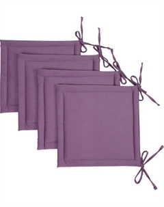 Комплект подушек на стул BIO-LINE Кабрио с завязками 40x40 / PKK Bio-line