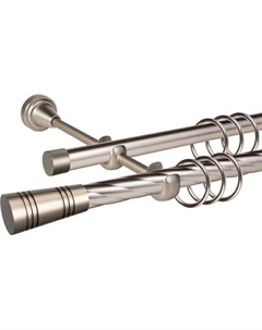 Карниз для штор АС ФОРОС Grace D19К/19Г + наконечники Савона Ас форос