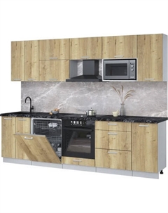 Кухонный гарнитур Интерлиния Мила Лайт 2.8-ПМ2