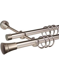 Карниз для штор АС ФОРОС Grace D19Г/19Г + наконечники Астурия Ас форос