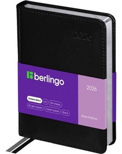 Ежедневник Berlingo Silver Pristine 2026г А6 / DD6_82601