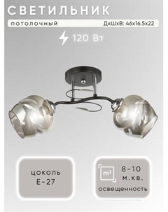 Потолочный светильник Aitin-Pro НПБ 02-2x60-101/ 6227/2 Aitin-pro