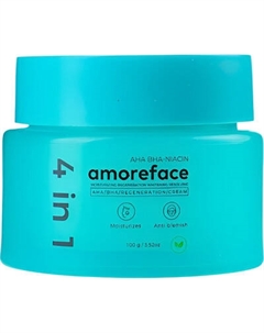 Крем для лица Amoreface AHA BHA-Niacin Regeneration Cream 4в1 с ниацином и кислотами