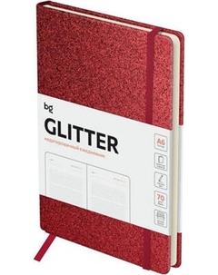 Ежедневник BG Glitter. Red А6 / DuA6_61226 Bg