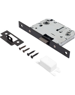 Защелка врезная с фиксацией Аллюр Арт L7050S BL