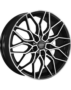 Литой диск Khomen KHW1813 Haval Dargo 18x7" 5x114.3мм DIA 66.5мм ET 40мм Black FP