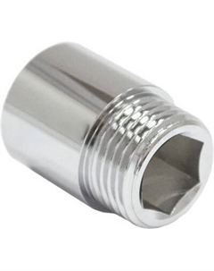Удлинитель-переходник для фитинга Эльф 3/4" x 25 никелированный / ТТ000014424 Elf