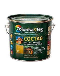 Защитно-декоративный состав Colorika & Tex 2.7л Colorika & tex