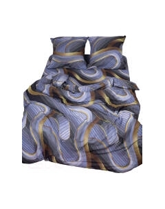 Комплект постельного белья Milanika Порто 2сп с европростыней Миланика