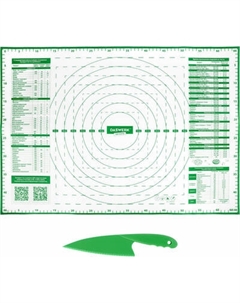 Коврик для теста Daswerk Силиконовый с пластиковым ножом / 608428