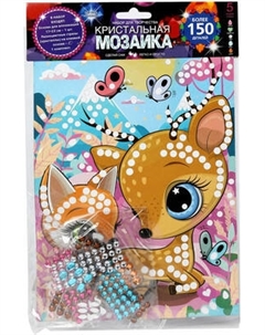 Набор алмазной вышивки MultiArt Лесные друзья / CRYST-114764 Multiart