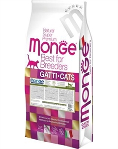 Сухой корм для кошек Monge Cat Sensitive с чувствительным пищеварением с курицей