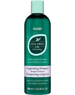Шампунь для волос HASK Освежающий с маслом чайного дерева и розмарином Hask