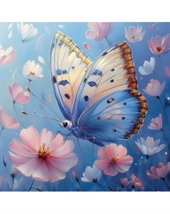 Набор алмазной вышивки Феникс+ Пастельная бабочка / 71436 Feniks