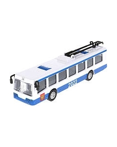 Троллейбус игрушечный Технопарк SB-16-65WB