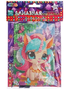 Набор алмазной вышивки MultiArt Сказочный единорог / AM10X15-113780 Multiart