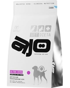 Сухой ветеринарный корм для собак AJO Vet Dieta Ultra Hypo Ajo