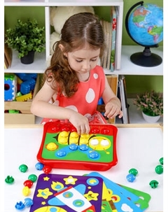 Развивающая игра РЫЖИЙ КОТ Мозайкин для малышей / М-7166 Рыжий кот