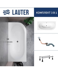 Ванна акриловая Lauter Bliss 160 L / 21201061L