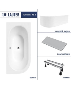 Ванна акриловая Lauter Bliss 160 P / 21201062P
