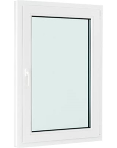 Окно ПВХ Добрае акенца С поворотно-откидной створкой 2 стекла