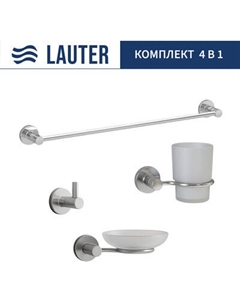 Набор аксессуаров для ванной Lauter 21TS20115 + 21TS20113 + 21TS2019 + 21TS2015