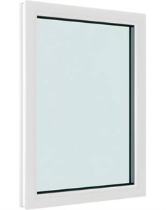 Окно ПВХ Добрае акенца Глухое 2 стекла