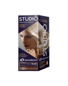 Крем-краска для волос Studio Professional 3D Holography 90.105 Studio professional