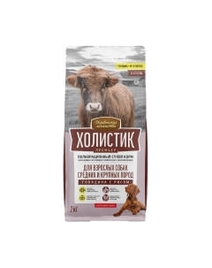 Сухой корм для собак Деревенские лакомства Холистик Премьер. Говядина с рисом