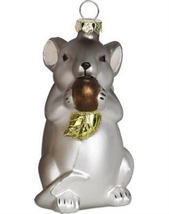 Елочная игрушка Inge's Christmas Figural Glass Ornaments. Мышь / 64056H120_2 Inge's christmas