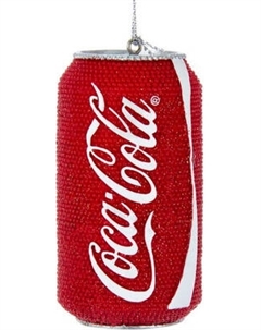 Елочная игрушка Kurt S. Adler Баночка Coca-Cola / CC2176 Kurt s. adler