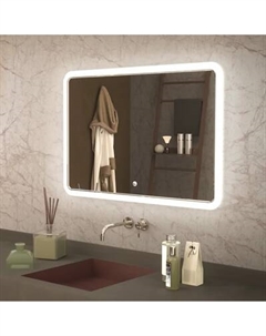 Зеркало Axus Conrad 80x60 Влагостойкое с подсветкой и гравировкой