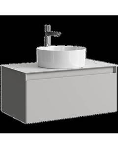 Тумба под умывальник Aqwella Geometria GE01081ST+STG814X476MW