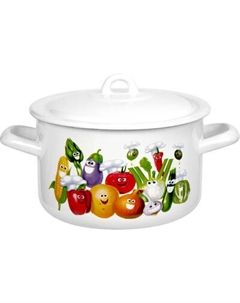 Кастрюля Лысьвенские эмали Веселые овощи С-16111/4ЭК